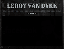 Tablet Screenshot of leroyvandyke.com